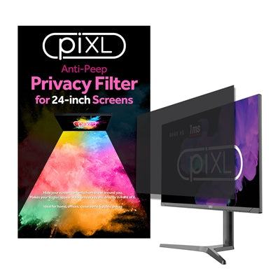 piXL 24-Inch Privacy Screen Filter - Anti-Glare, 60° Viewing Angle piXL 24-Inch Privacy Screen Filter - Anti-Glare, 60° Viewing Angle